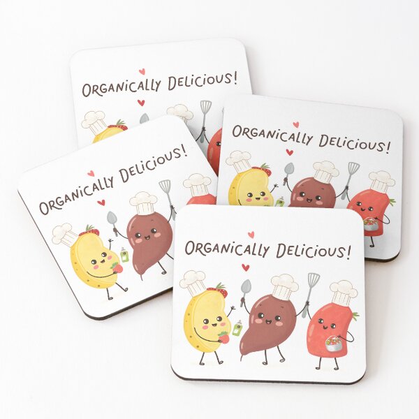 Item preview, Organically Delicious Cute Food Chef Characters T-Shirt designed and sold by AnnDesignStudio.
