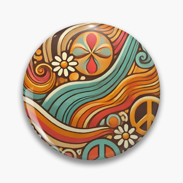 Item preview, Retro Groovy Vibes: 70s Psychedelic Art designed and sold by Simple_Lines2025.