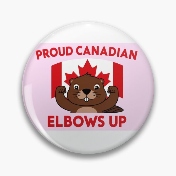 Item preview, Elbows Up Proud Canadian Beaver Design designed and sold by CanadianLass.