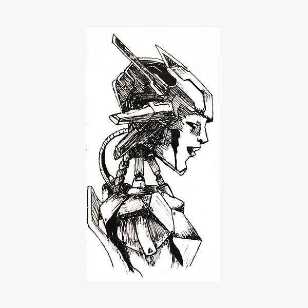Item preview, Cyborg Head designed and sold by MoreToItDesigns.