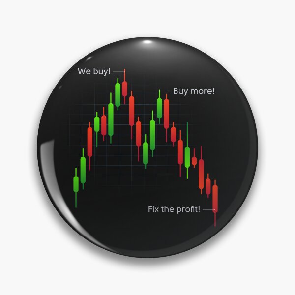 Item preview, Stock market candlestick chart with trading signals. Trader stock joke. Cryptocurrency stock market crash designed and sold by Andrey Prokopenko.