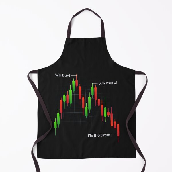 Item preview, Stock market candlestick chart with trading signals. Trader stock joke. Cryptocurrency stock market crash designed and sold by Andrey Prokopenko.