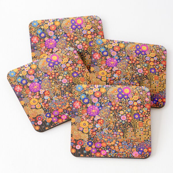Item preview, Gustav Klimt Flowers designed and sold by maniacfitness.