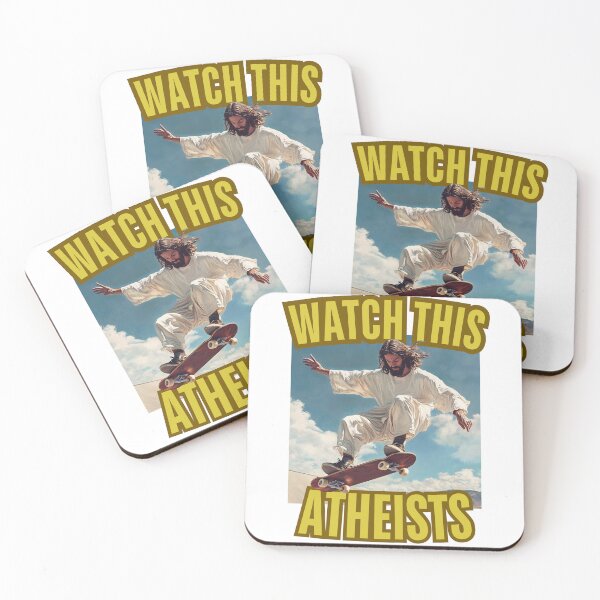 Item preview, Watch This Atheists | T-Shirt designed and sold by NicolasGlowArt.