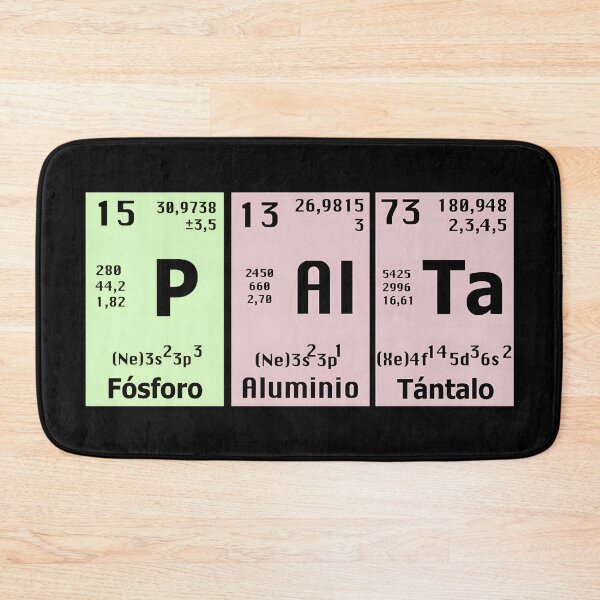 Item preview,  chemical avocado phosphorus aluminum tantalum avocado palta  periodic table designed and sold by ZerpaGiovanna.