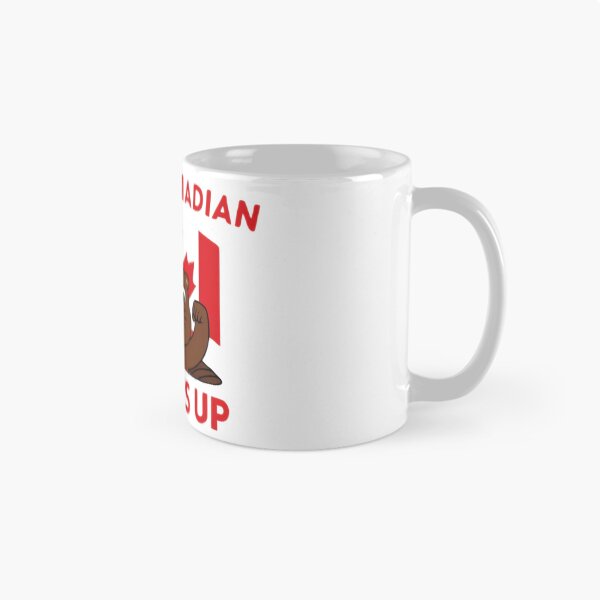 Item preview, Elbows Up Proud Canadian Beaver and Canada Flag designed and sold by CanadianLass.