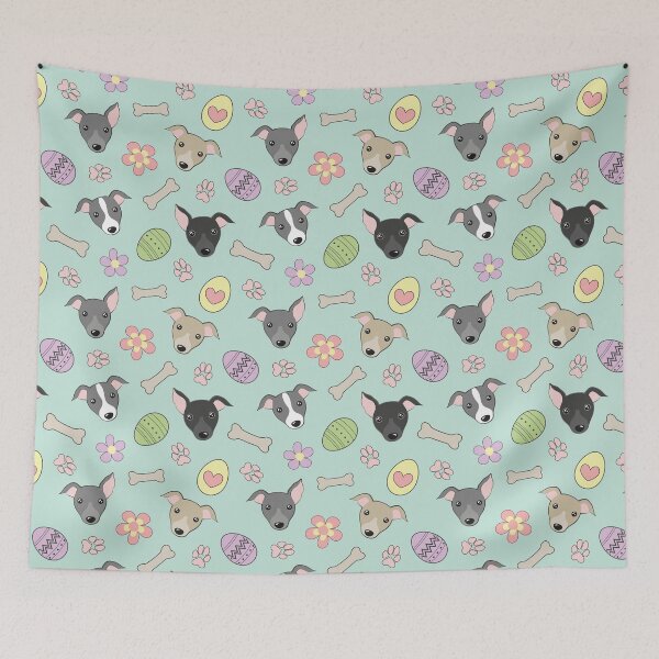 Item preview, Italian Greyhound Easter Eggs Cute Dog Lover Pattern designed and sold by edrawings38.