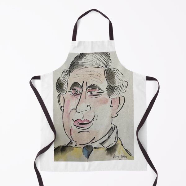 Item preview, The King watercolour painting caricature by Artist Vraz designed and sold by Pink-muse.