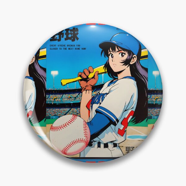 Item preview, Baseball Anime Sport Design designed and sold by Kiranimeverse.