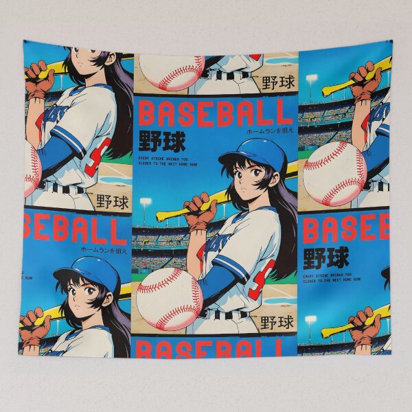Item preview, Baseball Anime Sport Design designed and sold by Kiranimeverse.