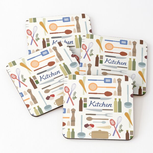Item preview, Kitchenware Illustration+Type Design Color designed and sold by NataliePaskell.