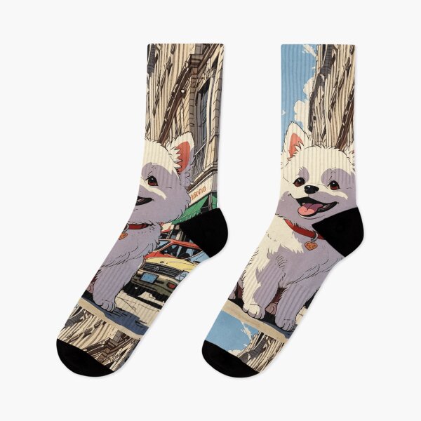 Item preview, Dog in Paris with retro style designed and sold by caperaerik.