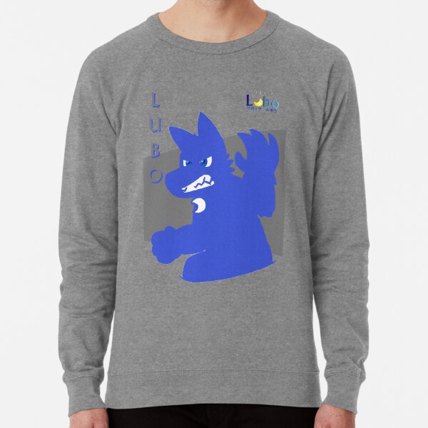 Nite Lubo Silhouette (Blue) Lightweight Sweatshirt