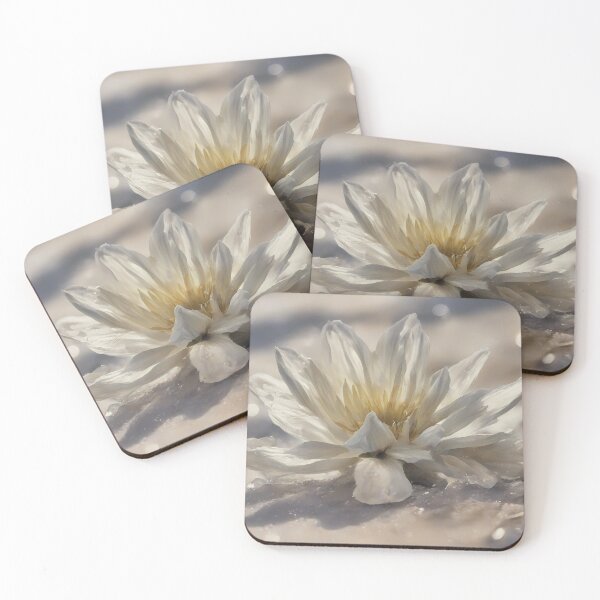 Item preview, White Flower in Sand designed and sold by CalmnessbyChoice.
