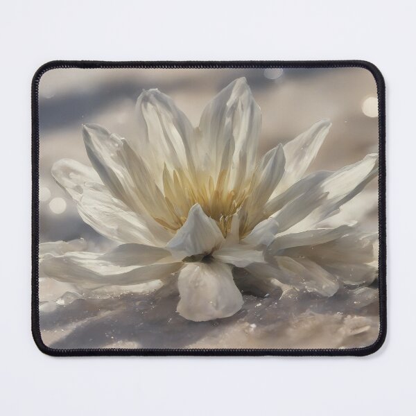 Item preview, White Flower in Sand designed and sold by CalmnessbyChoice.