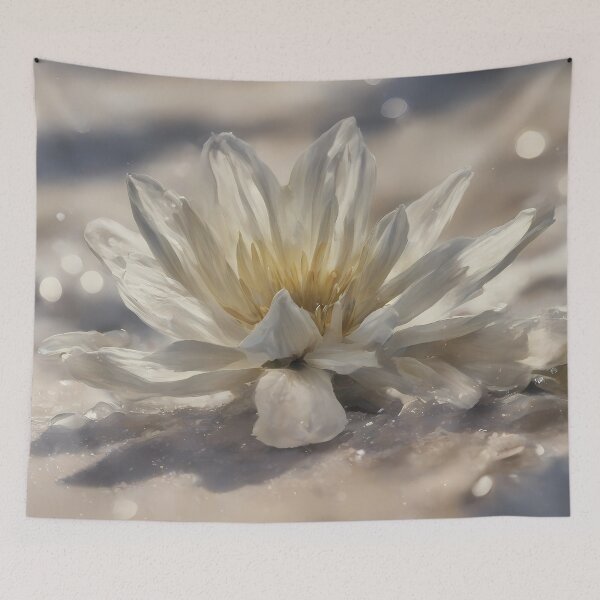 Item preview, White Flower in Sand designed and sold by CalmnessbyChoice.