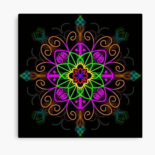 Aperçu de l'œuvre Mandala coloré et lumineux créée et vendue par LornaHamel.