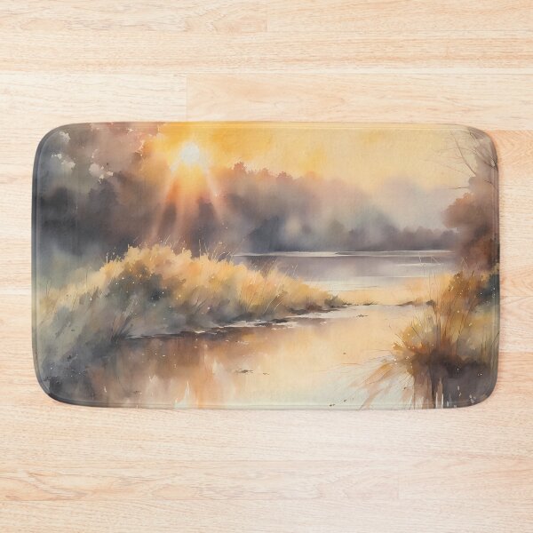 Item preview, Peaceful Sunrise over Lake designed and sold by CalmnessbyChoice.