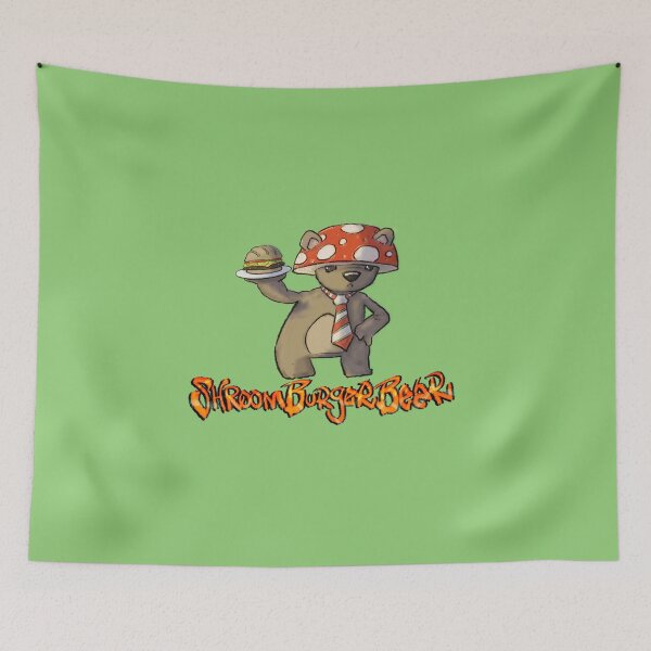 Item preview, shroom burger bear designed and sold by FeralJackRabit.