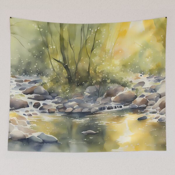Item preview, Sunrays on Natural Creek designed and sold by CalmnessbyChoice.