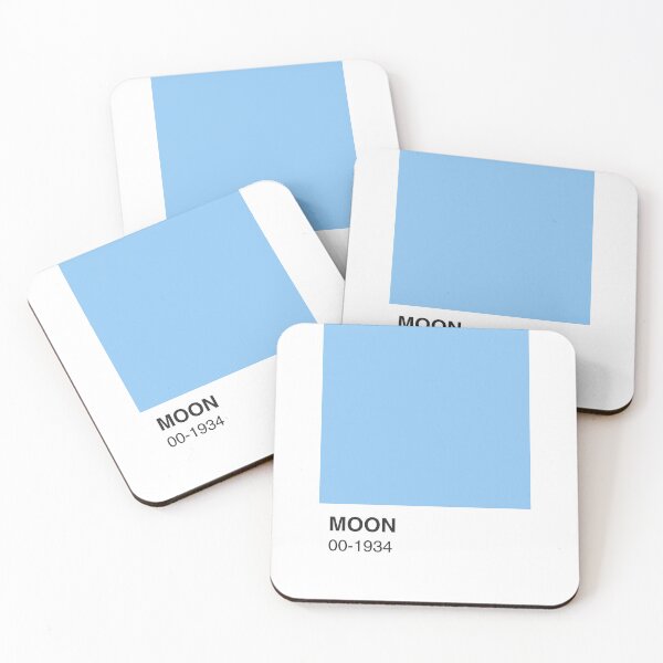 Item preview, Moon Blue Song Colour Swatch - Full Width designed and sold by The Colourful Game.