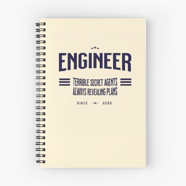 Item preview, Engineer: Terrible Secret Agents Always Revealing Plans designed and sold by Syrupulse.