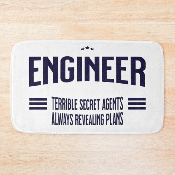 Item preview, Engineer: Terrible Secret Agents Always Revealing Plans designed and sold by Syrupulse.