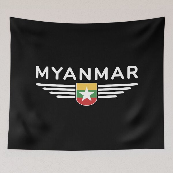 Item preview, Myanmar T-Shirt – A touch of tradition designed and sold by ElvisU.