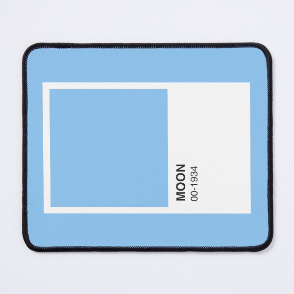 Item preview, Moon Blue Song Colour Swatch - Blue Border designed and sold by The Colourful Game.
