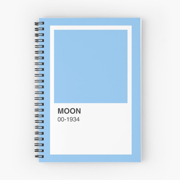 Item preview, Moon Blue Song Colour Swatch - Blue Border designed and sold by The Colourful Game.