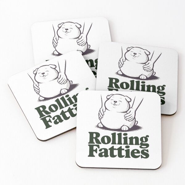 Item preview, Fat Dog Fat Dog Rolling Fatties designed and sold by MooonTees.