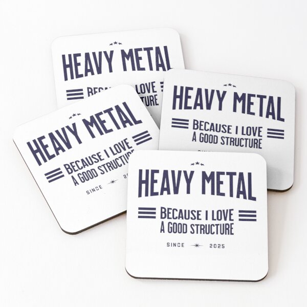 Artikelvorschau, Heavy Metal: Weil ich eine gute Struktur liebe entworfen und verkauft von Syrupulse.