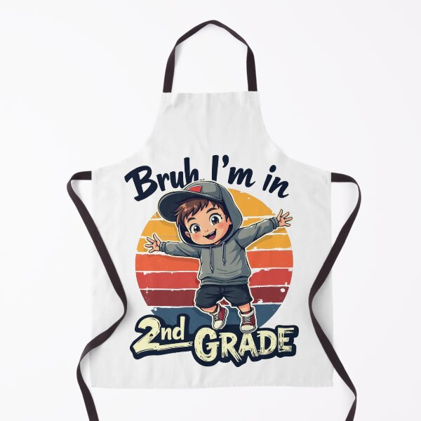 Item preview, Bruh I'm in 2nd Grade Funny Back to School Boy designed and sold by Quirky Shirts.
