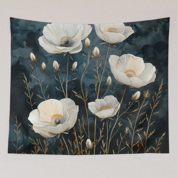 Item preview, White Flowers 1  designed and sold by Dawn van Doorn.