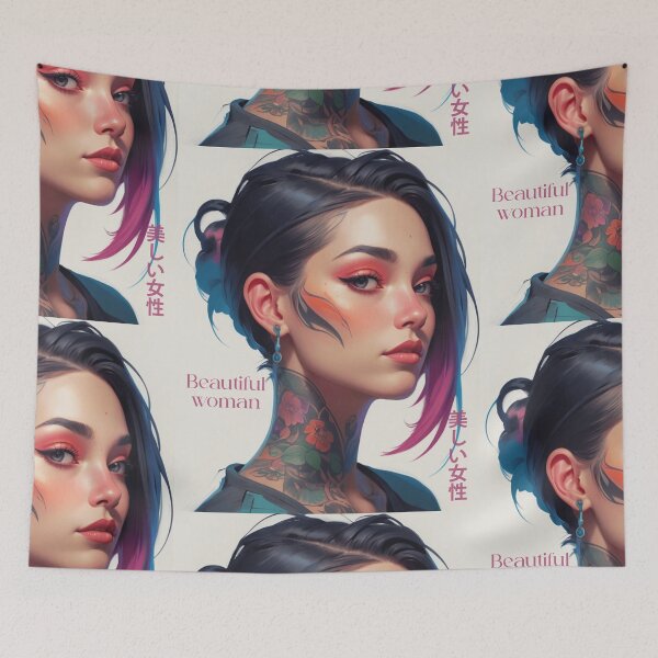 Item preview, Beautiful woman with a realistic face designed and sold by caperaerik.