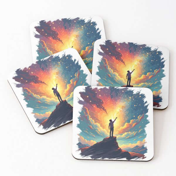 Item preview, Dream Big Inspirational Starry Sky Adventure designed and sold by Quirky Shirts.