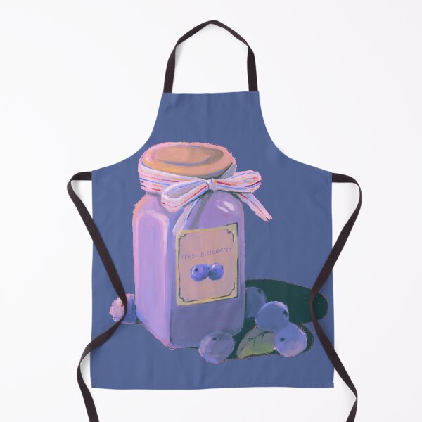 Item preview, Blueberry Jar Aesthetic - Cute Fruit Illustration designed and sold by cloudrevive.