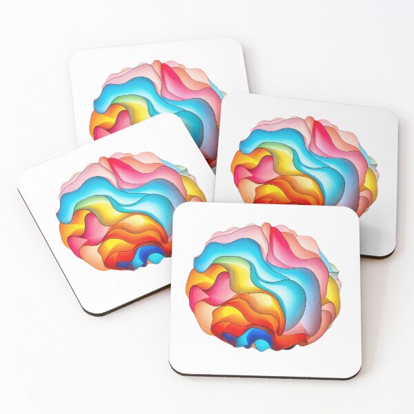 Item preview, Abstract Colour Burst Sphere Vivid 3D Flow designed and sold by ArtComixHaven.