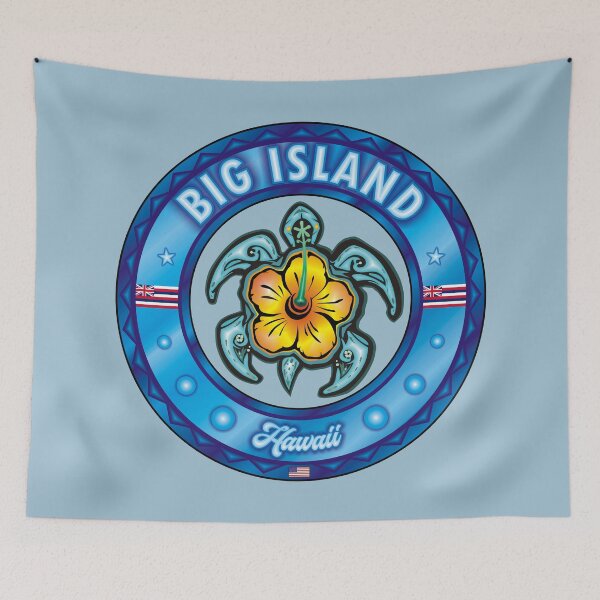 Item preview, Big Island Hawaii sea turtle hibiscus designed and sold by studioss76.