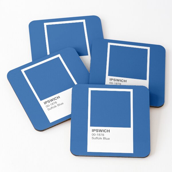 Item preview, Ipswich Suffolk Blue Colour Swatch - Blue Border designed and sold by The Colourful Game.