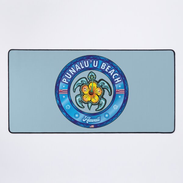 Item preview, Punalu'u Beach Hawaii Punaluu sea turtle hibiscus designed and sold by studioss76.