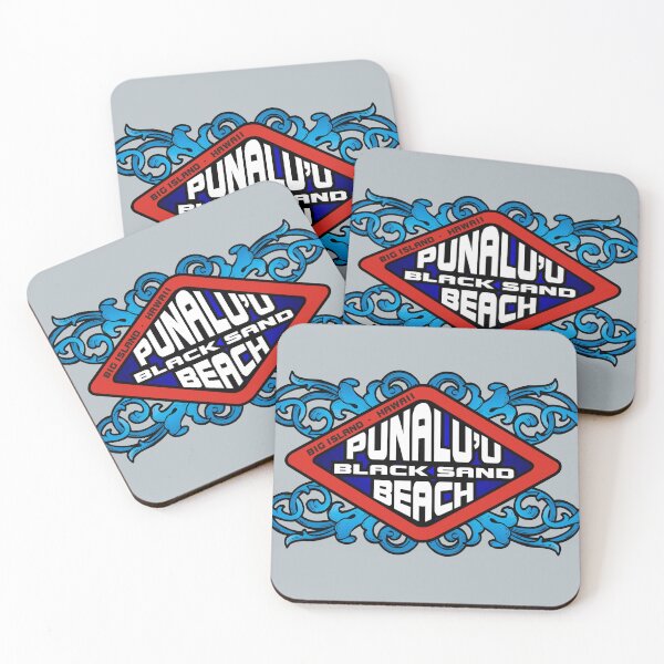 Item preview, Punalu'u Beach Hawaii retro sign Punaluu designed and sold by studioss76.