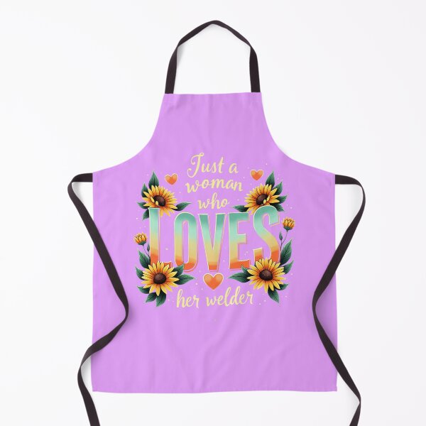 Item preview, Just A Woman Who Loves Her Welder designed and sold by IronInkClothing.