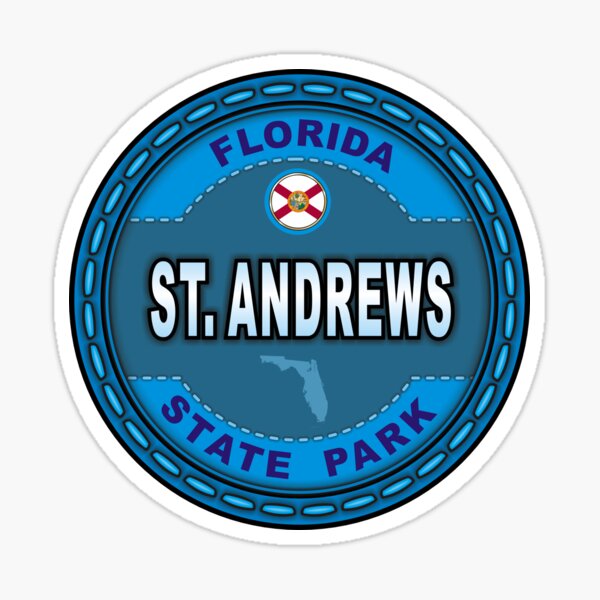 Item preview, St. Andrews State Park Florida stitching effect designed and sold by studioss76.