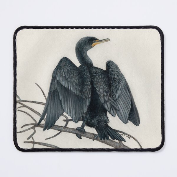 Item preview, Double-Crested Cormorant designed and sold by Art by Nancy Dennehy.