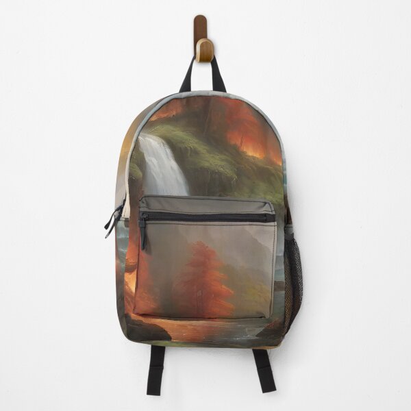 Item preview, Inferno Wilderness: Waterfall Amid Flames designed and sold by Prachodayat Artworks.