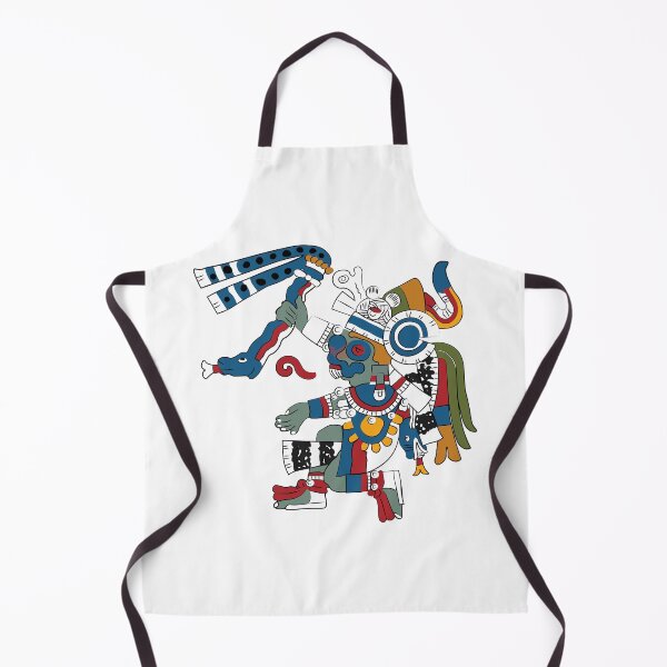 Item preview, Aztec mural art | Illustration of Tlaloc, god of rain and fertility | Pre-Hispanic design designed and sold by escarabajdesign.