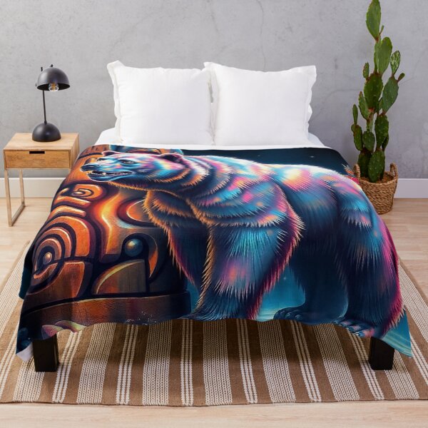 Item preview, Grizzly and Totem Modern Art designed and sold by Skye Ryan-Evans.