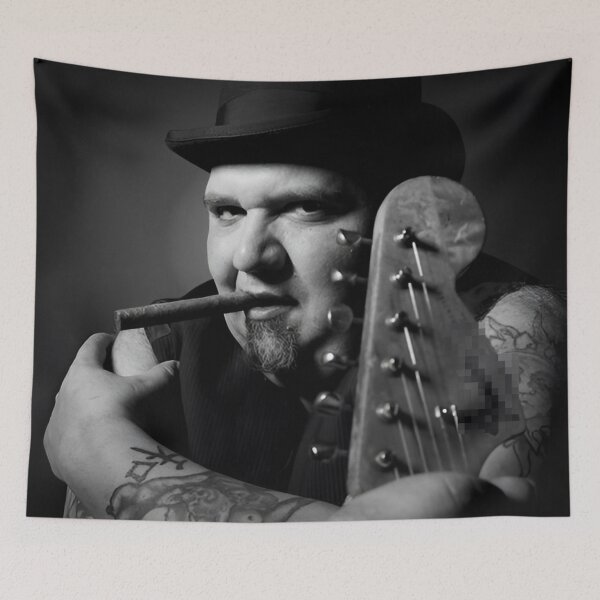 Item preview,  Popa Chubby BW designed and sold by TribeMystic.