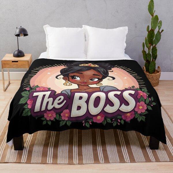 Item preview, The Boss Confident Queen Empowerment designed and sold by Quirky Shirts.